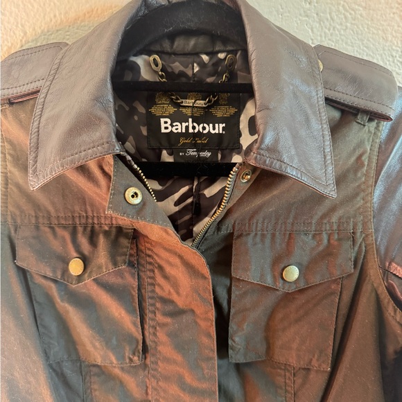 Barbour Leather & Canvas Jacket - Picture 8 of 9